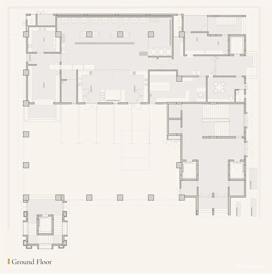 Saifeenagar Community Hall & Kitchen — Ground Floor Plan