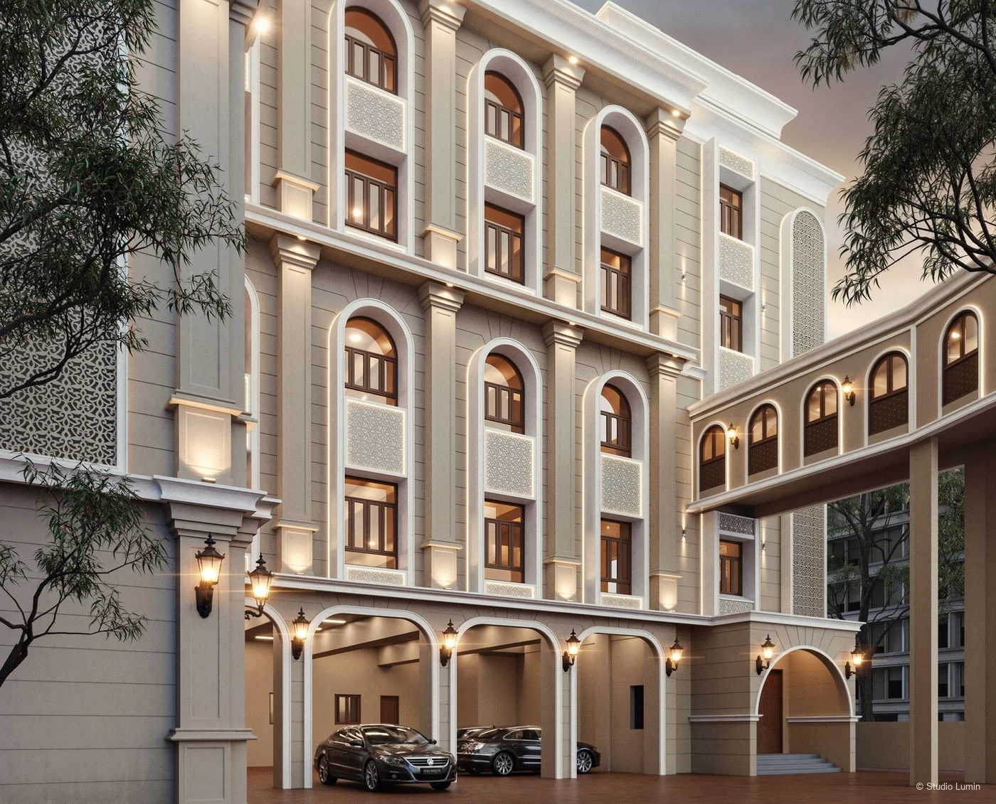 Façade Evening