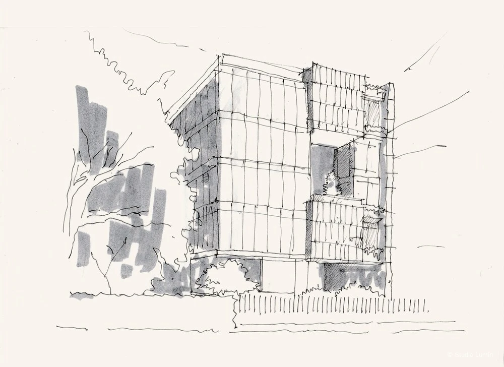 Chandapura Commercial — Concept Sketch