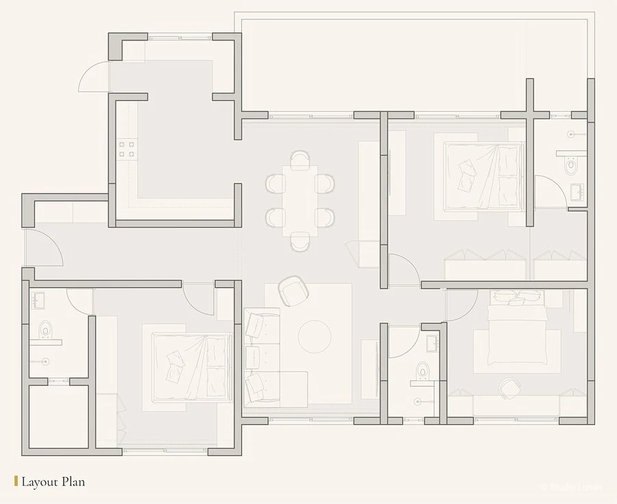 Zaveri Residence — Layout Plan
